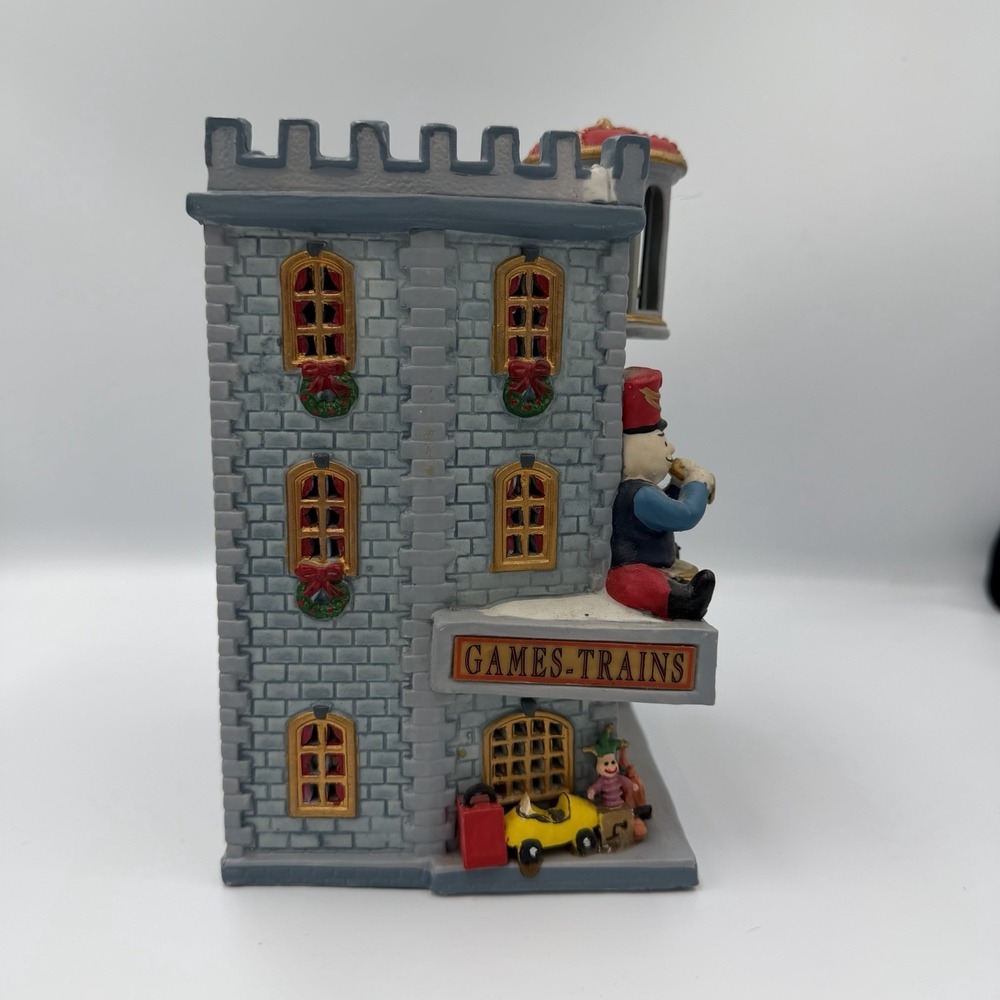 Lemax Village Collection 1999 Porcelain Lighted Toy Kingdom - Picture 2 of 7